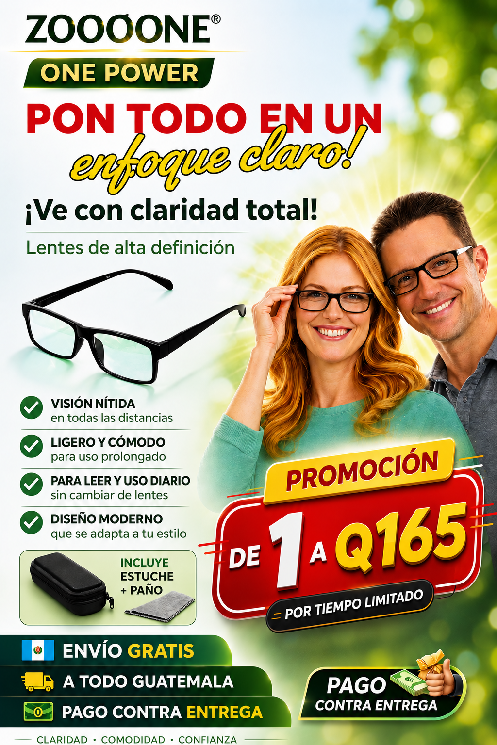 👓 LENTES ONE POWER™ - Visión Clara de Cerca y de Lejos | Envío Gratis 🚚