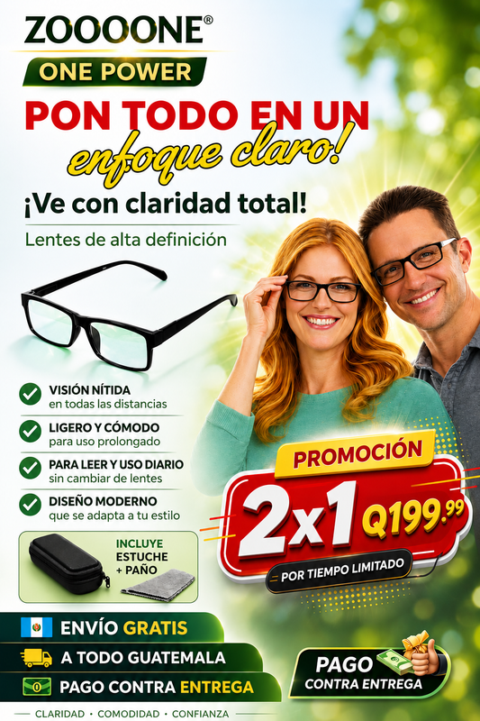 👓 LENTES ONE POWER™ - Visión Clara de Cerca y de Lejos | Envío Gratis 🚚