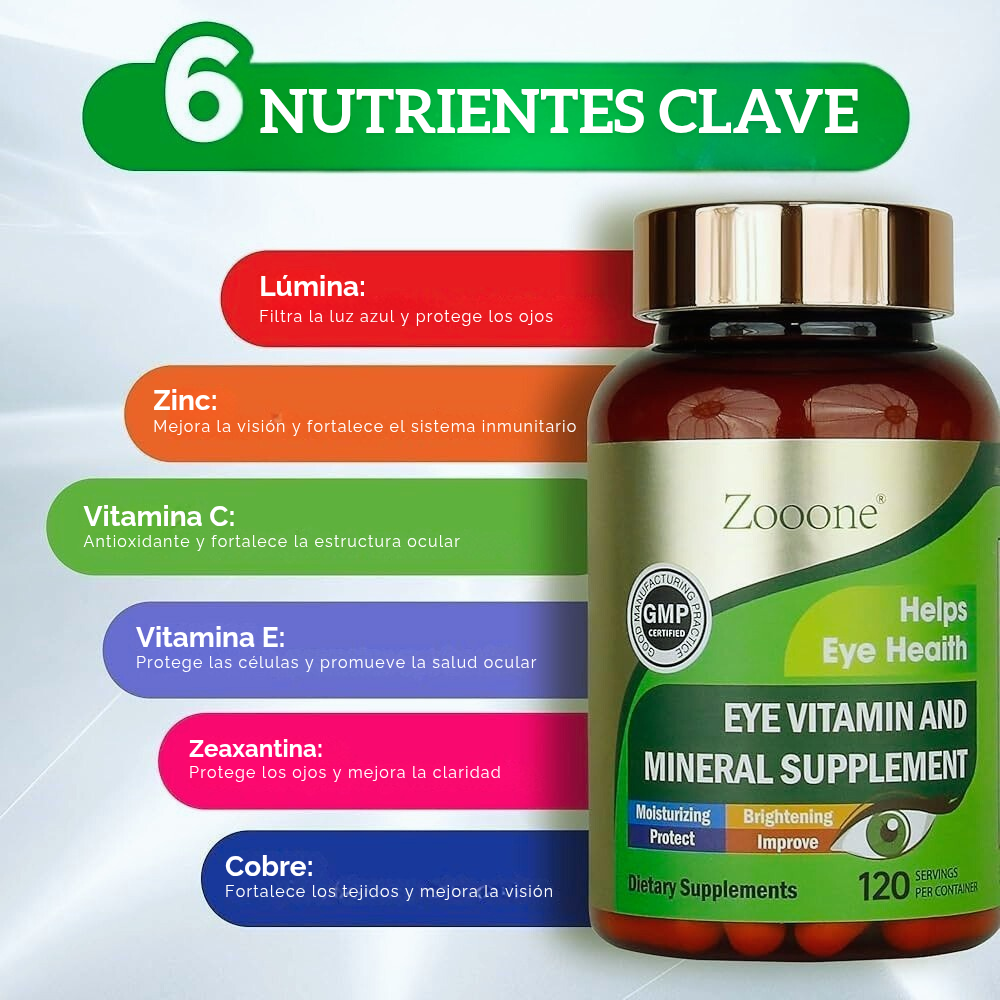 Zoone™ Luteína Vitaminas para los Ojos