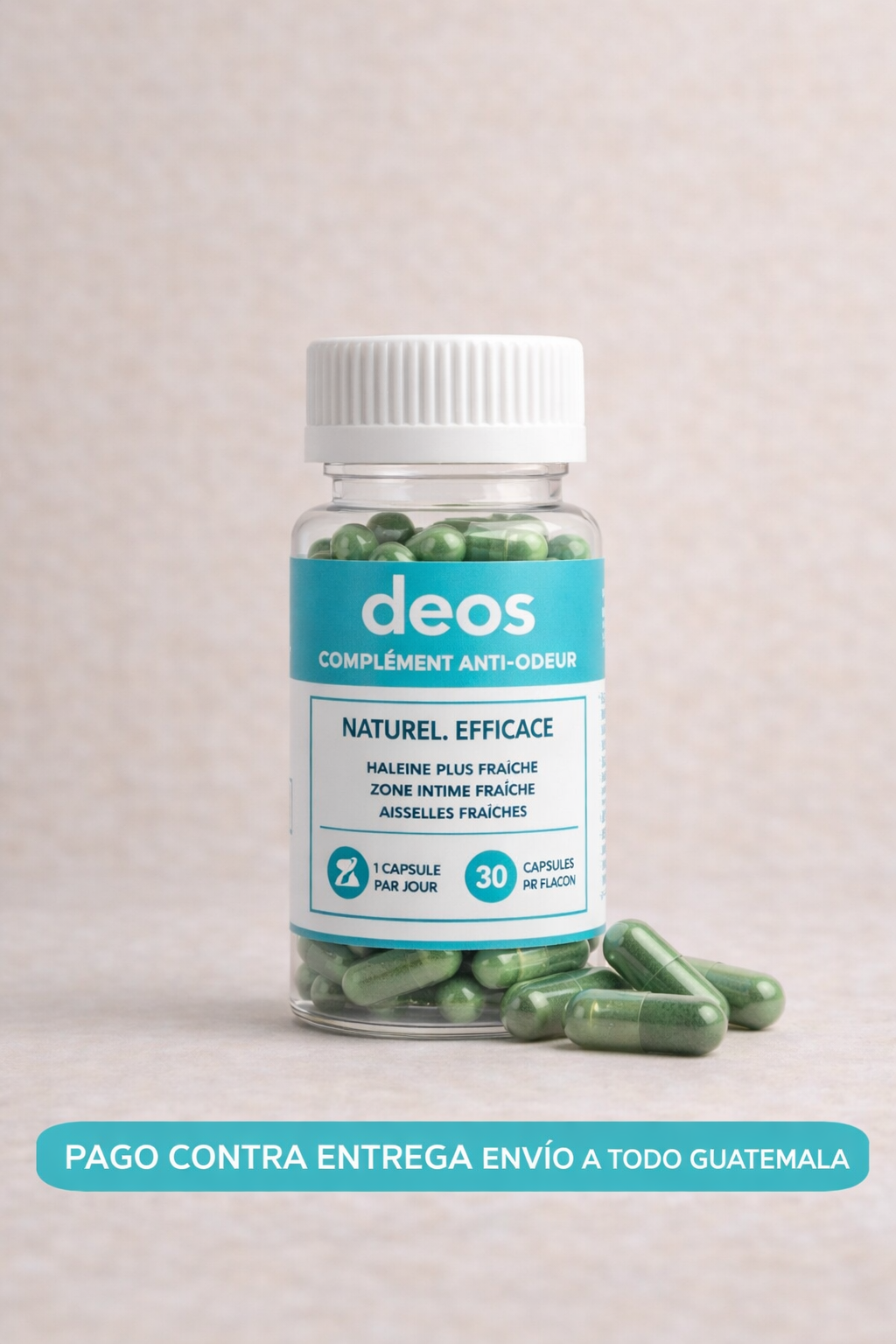 🍃 DEOS™ | Desodorante Interno Natural para una Frescura que se Siente + Envió Gratis 🚚