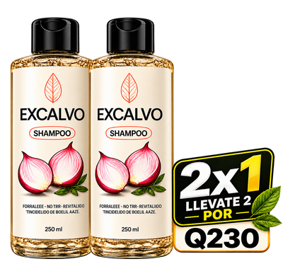 💎 EXCALVO™  Shampoo de Cebolla Elite + Envío Gratis