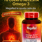 🔥MegaRed Omega-3® 90 Cápsulas  Energía Masculina Apoyo a la Testosterona Q195 + Envío GRATIS