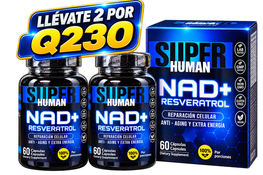 NAD+ Resveratrol,Super Human,RENUEVA TU VIDA DESDE ADENTRO