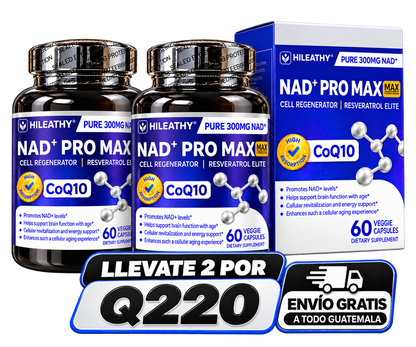 NAD+, CoQ10 y Resveratrol  promover un envejecimiento