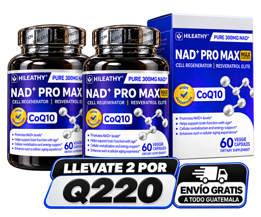 NAD+, CoQ10 y Resveratrol  promover un envejecimiento