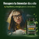 🌴SUPER  MAGNESIO & ASHWAGANDHA + 60 CAPS ORIGINAL -Q185 + envio gratis