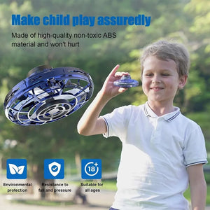 FLYNOVA UFO Spinner – Mini Drone Boomerang Mágico con Control de Mano