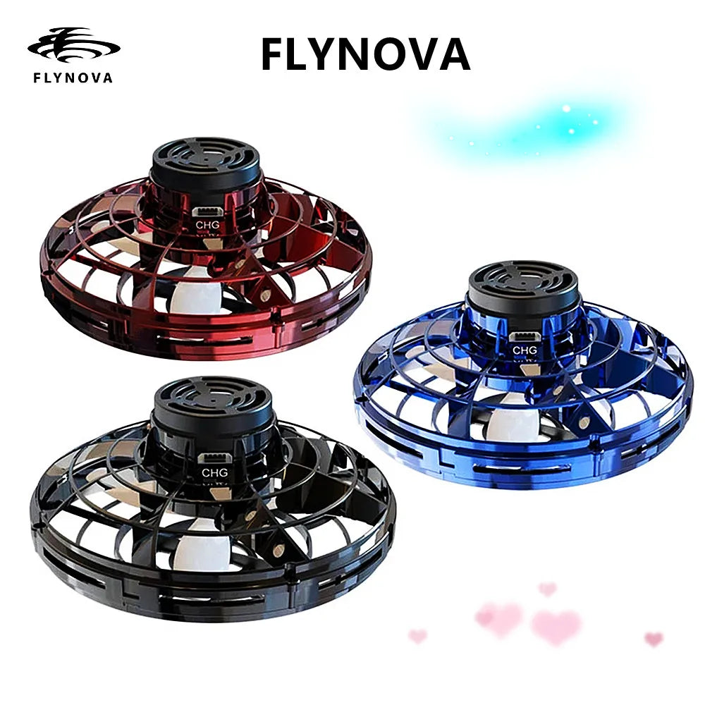 FLYNOVA UFO Spinner – Mini Drone Boomerang Mágico con Control de Mano