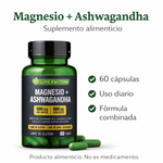 🌴SUPER  MAGNESIO & ASHWAGANDHA + 60 CAPS ORIGINAL -Q185 + envio gratis