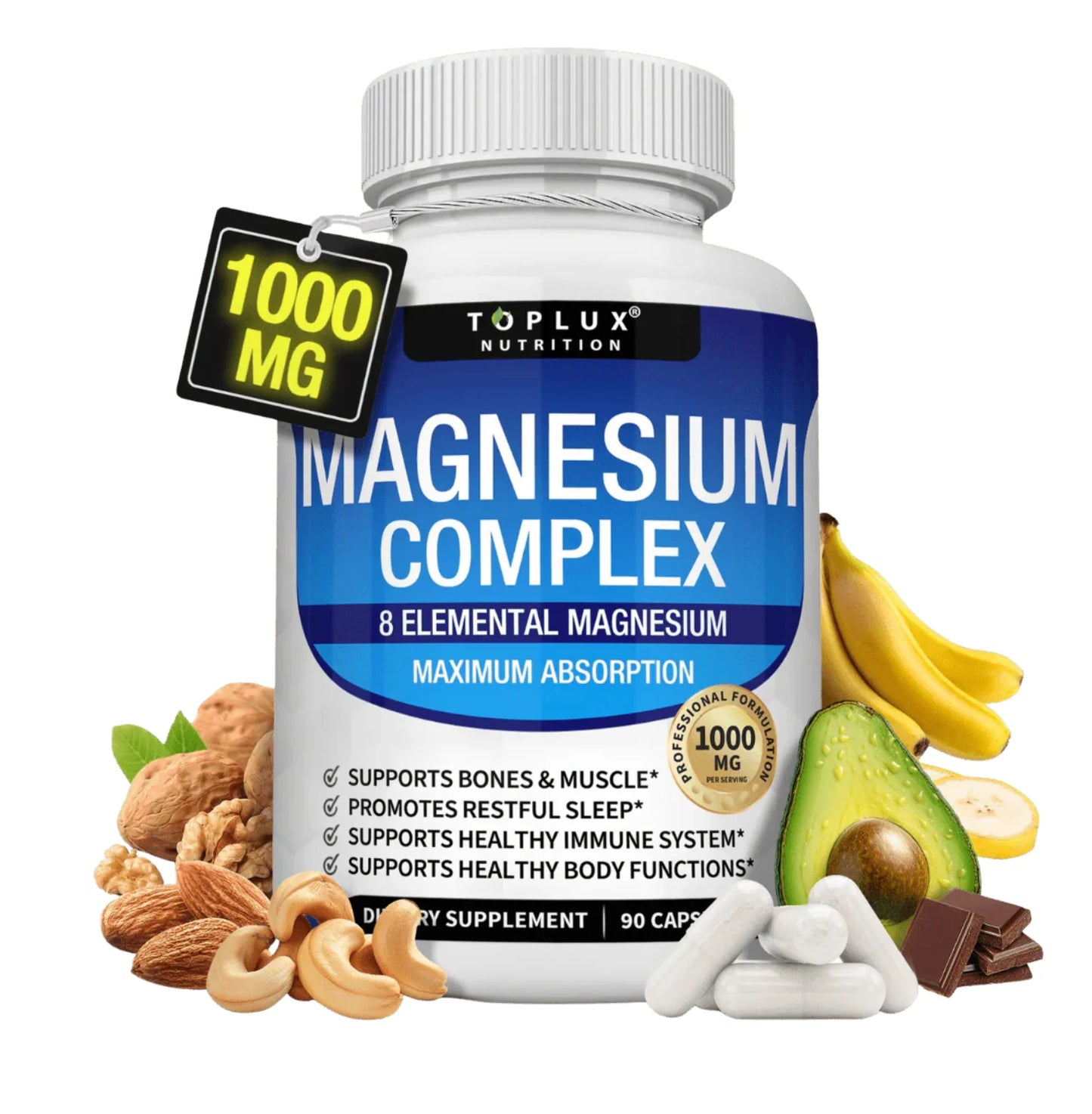 🛡️ Magnesio Complex® - Complejo de magnesio 8 en 1 | Envió Gratis 🚚
