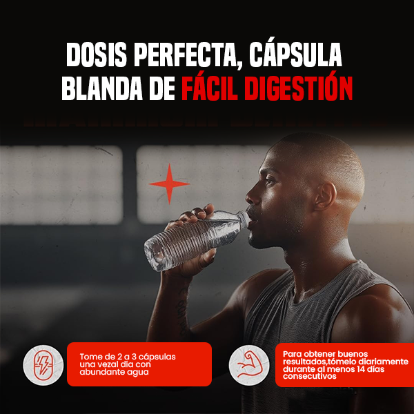 💪 TURKESTERONE | CON TONGKAT ALI 120 CAPS + ENVÍO GRATIS 🚚