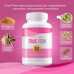 TrueFem Balance – Cápsulas para el Equilibrio Hormonal y Bienestar Femenino (60 Cápsulas) – SuperHuman™
