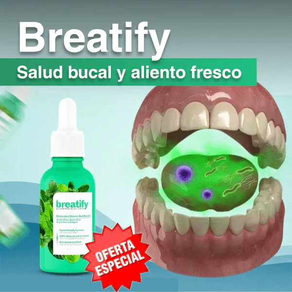 BREATIFY- 2x1  GOTAS CONTRA EL MAL ALIENTO + ENVIO GRATIS