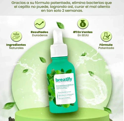 BREATIFY- 2x1  GOTAS CONTRA EL MAL ALIENTO + ENVIO GRATIS