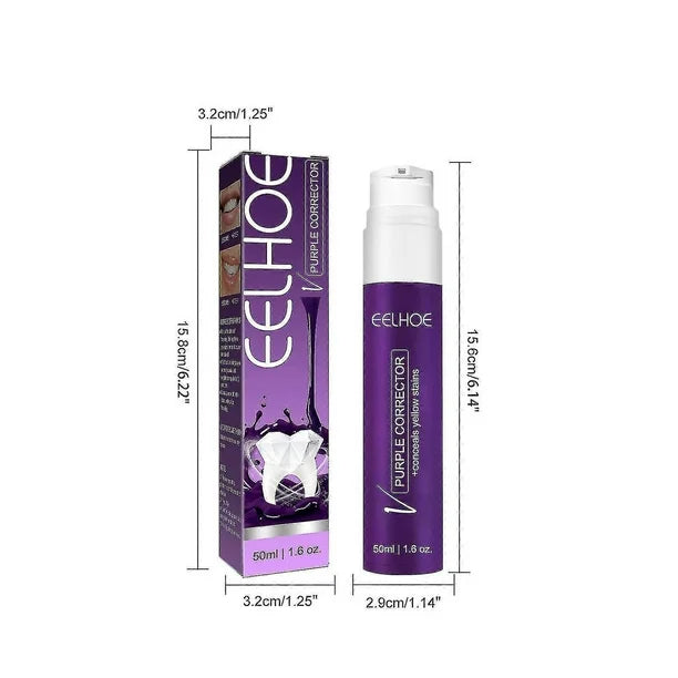 🪷 Crema morada blanqueadora dental – envío gratis