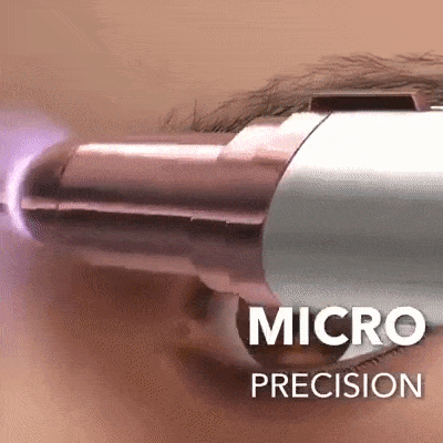 Depilador de cejas recargable