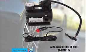 Compresor de Aire PSI Portátil - Inflador de Llantas. Carga Rápida, para Autos, Motos, Bicicletas, Pelotas