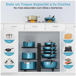 ORGANIZADOR DE OLLAS REGULABLE PARA 8